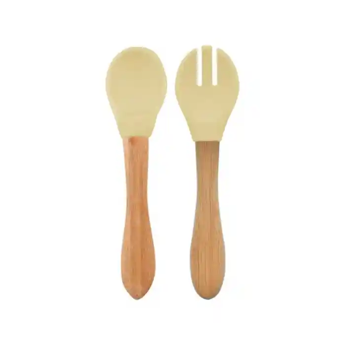 Mama Kaşığı ve Çatal Seti Mellow Yellow