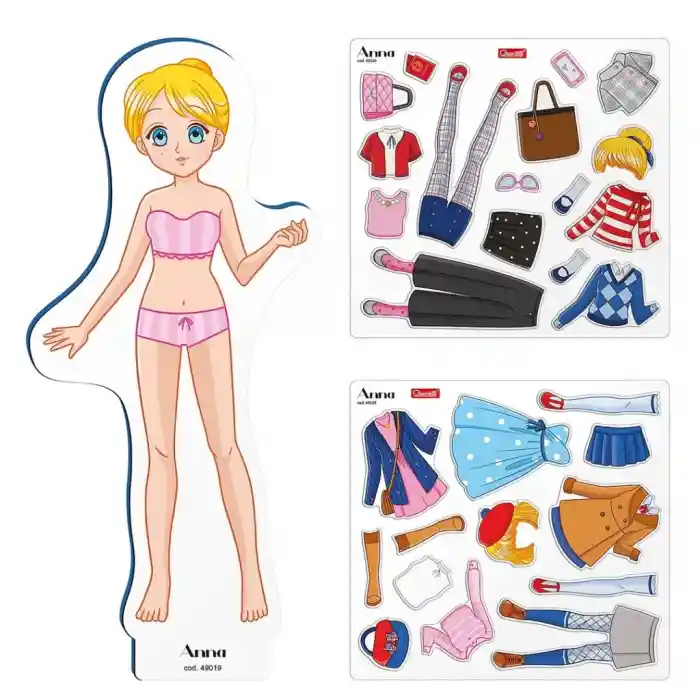 Manyetik Moda Bebeği Anna