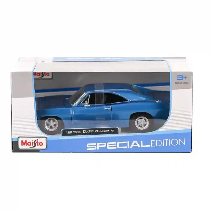 NessiWorld 31256 1969 Dodge Charger RT 1:25 Model Araba -Necotoys