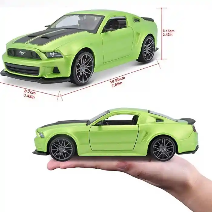 NessiWorld 31506 2014 Ford Mustang Street Racer 1:24 Model Araba -Necotoys
