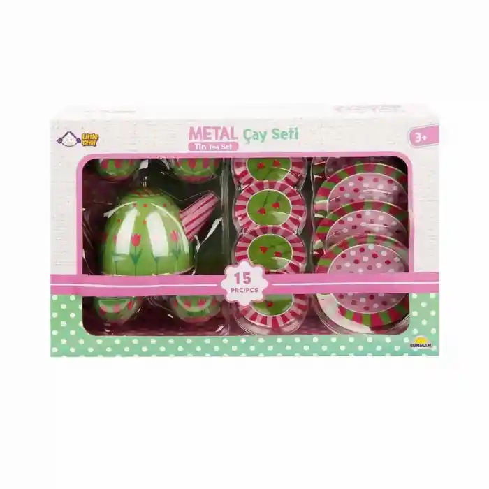Metal Çay Takımı 15 Parça
