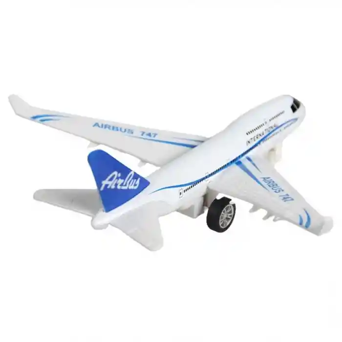 Metal Çekbırak Işıklı Sesli Yolcu Uçağı