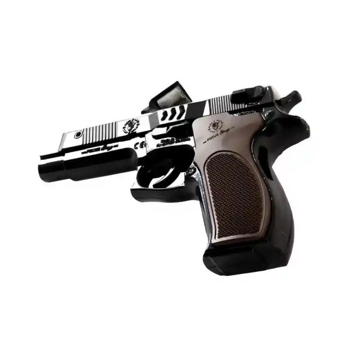 Metal Oyuncak Tabanca Siyah Seri 23