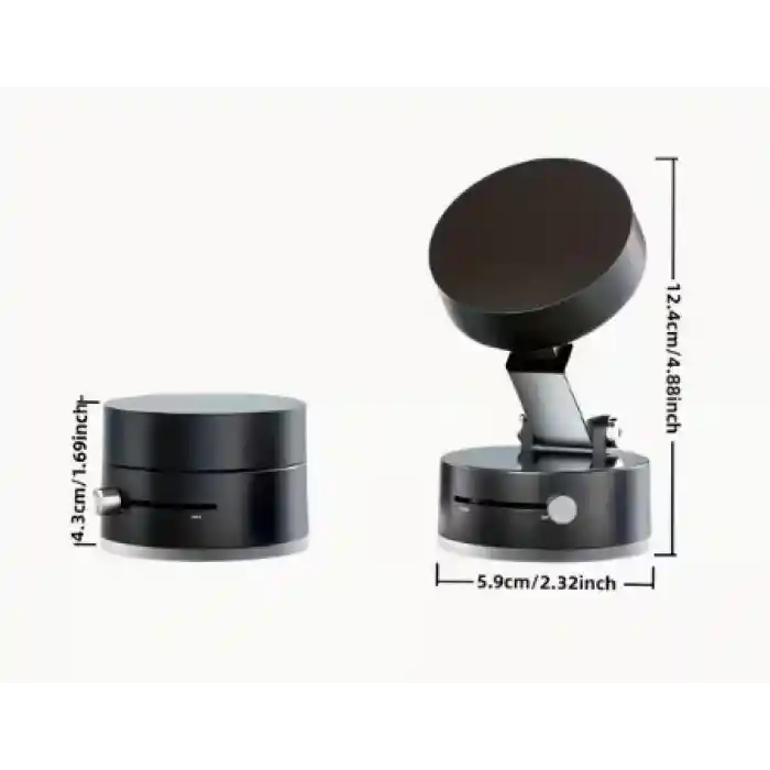 Mıknatıslı Katlanabilir Telefon Tutucu - Torpido ve Cam Uyumlu