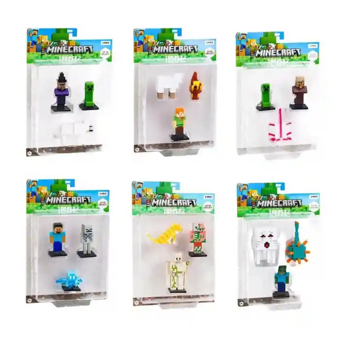 Minecraft 3D Figür Toppeez 3lü Set
