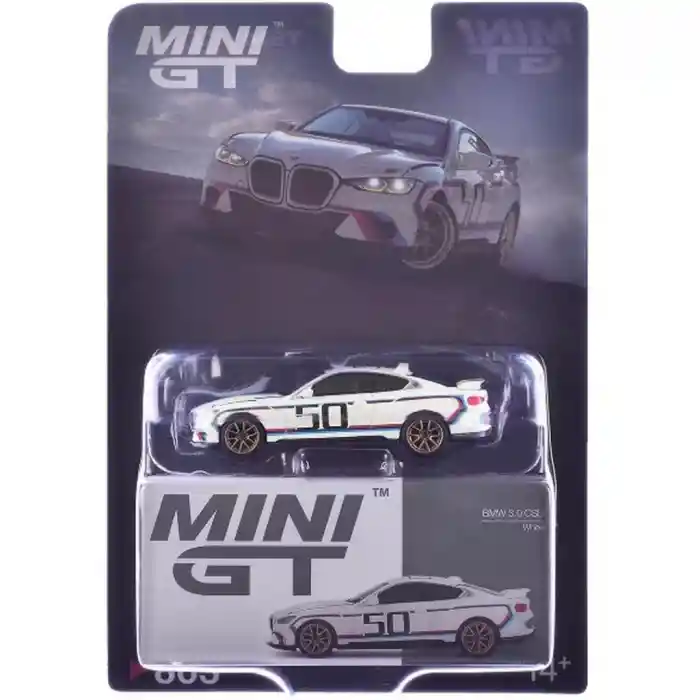 NessiWorld GT 1/64 BMW 3.0 CSL White - Blister Paket