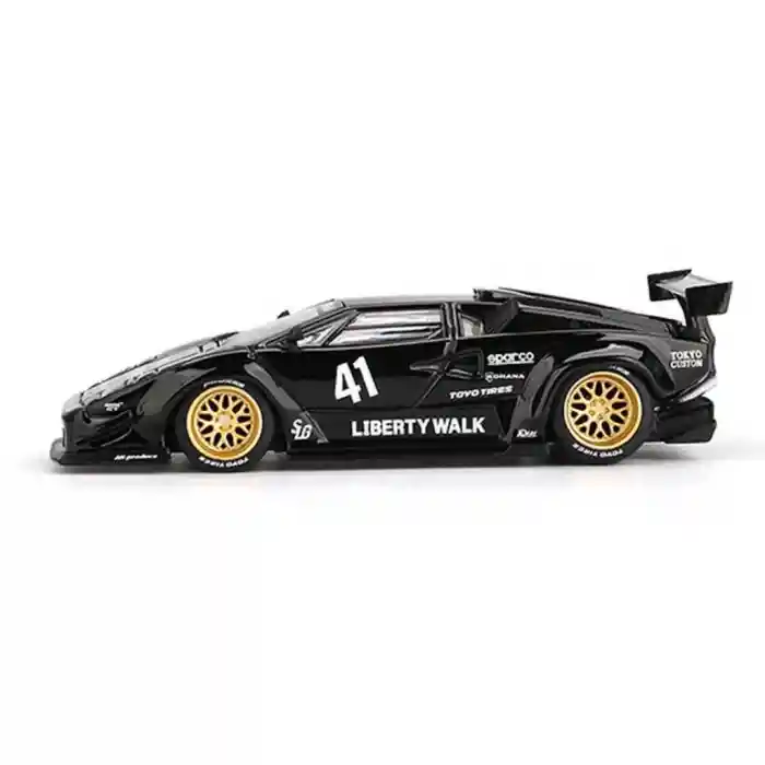 Mini GT 1/64 Lamborghini Countach LB-WORKS Black Blister Paket