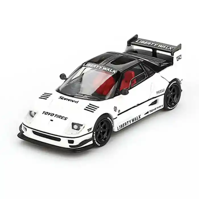 NessiWorld GT 1/64 Mazda AZ-1 Liberty Walk LB40 White 2024 Tokyo Auto Salon