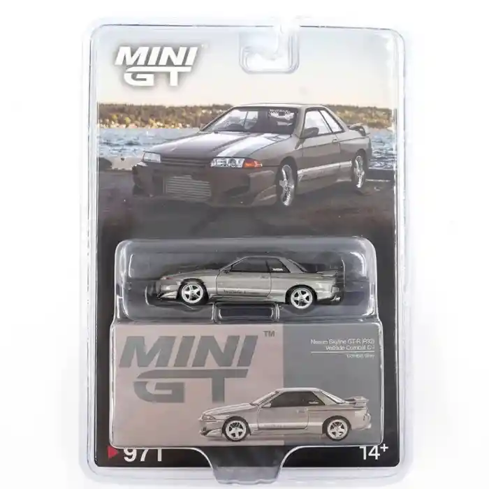 NessiWorld GT 1/64 Nissan Skyline GT-R(R32) Veilside Combat C-I Veilside Combat Grey - Blister Paket