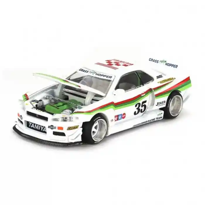NessiWorld GT 1/64 Nissan Skyline GT-R (R34) TAMIYA x KAIDO HOUSE The GRASSHOPPER V1