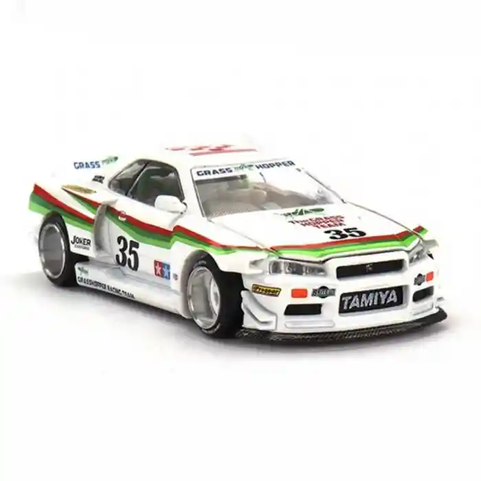NessiWorld GT 1/64 Nissan Skyline GT-R (R34) TAMIYA x KAIDO HOUSE The GRASSHOPPER V1