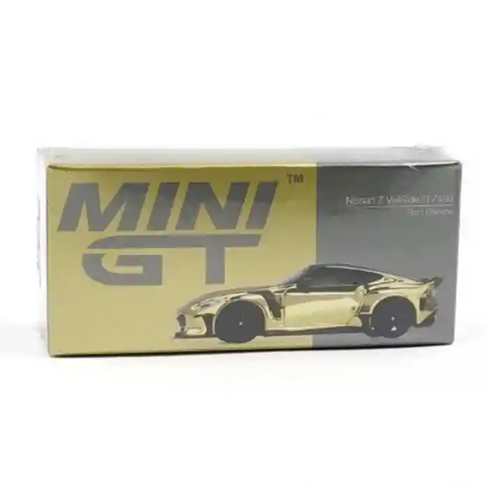 NessiWorld GT 1/64 Nissan Z VeilSide FFZ400 Gold Chrome