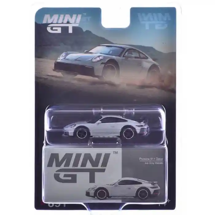 NessiWorld GT 1/64 Porsche 911 Dakar Ice Gray Metallic - Blister Paket