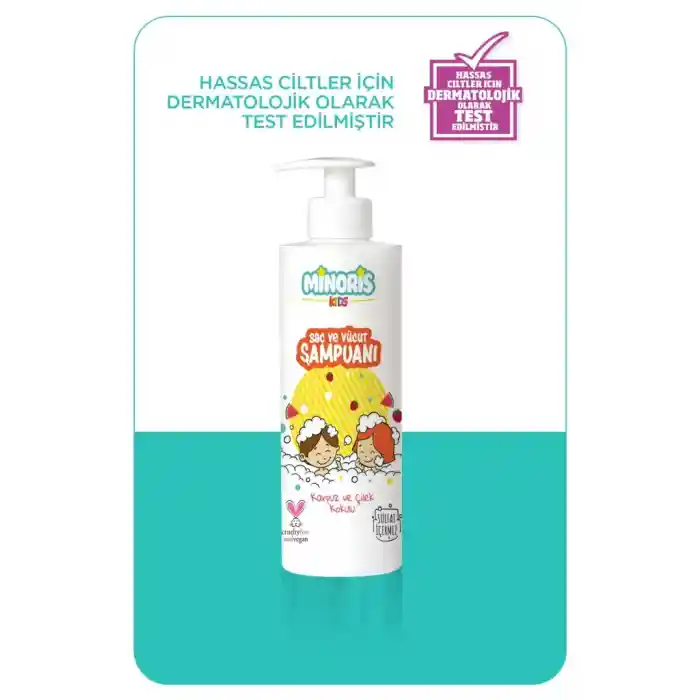 Kids Organik Saç ve Vücut Şampuanı 400ml