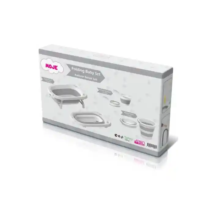 Katlanır Küvet Seti Gri