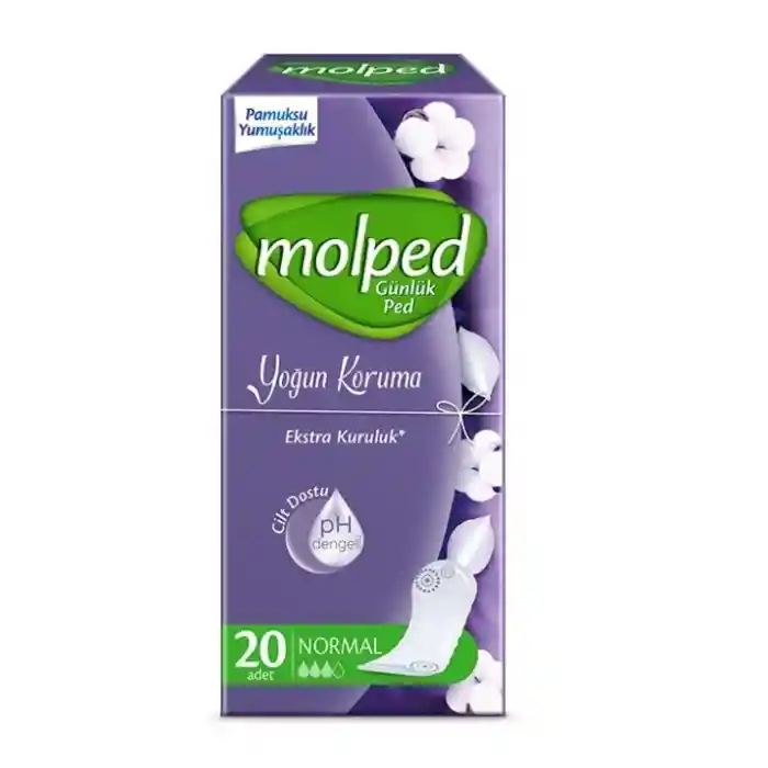 Molped Yoğun Koruma Günlük Ped 20 Adet
