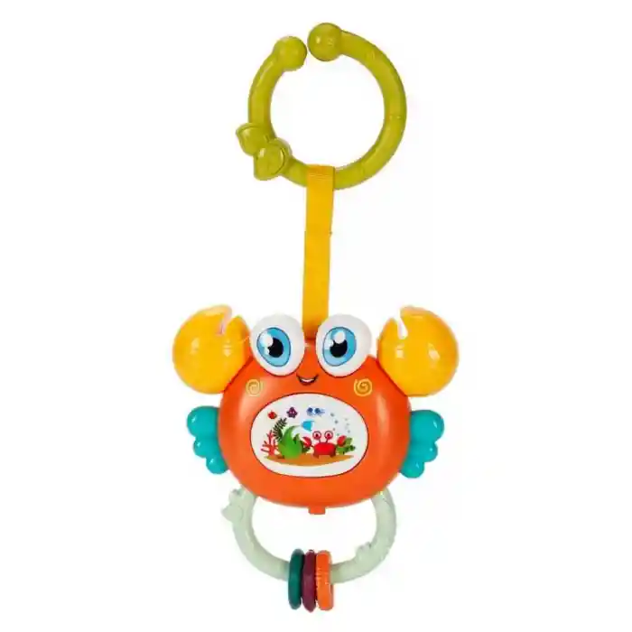 Müzikli ve Işıklı Çıngıraklı Yengeç Puset Oyuncağı