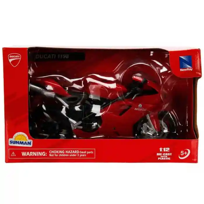 NessiWorld 1:12 Ducati 1198 Model Motorsiklet
