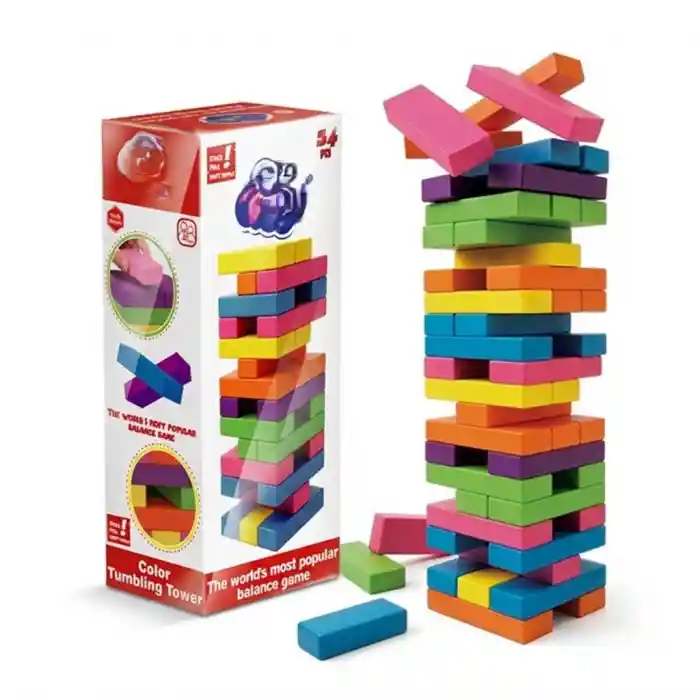 ONY-415 KUTUDA AHŞAP RENKLİ DENGE OYUNU