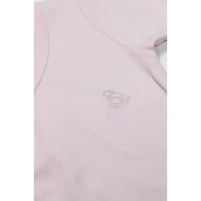 Organik Natural Basic Style Kruvaze Uzun Kol Body BS17102 Pembe