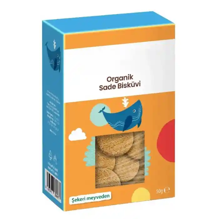 Organik Sade Bisküvi 50gr