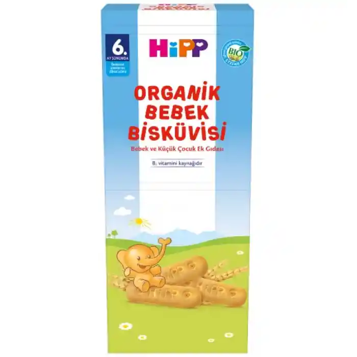 Organik Bebek Bisküvisi 180 Gr
