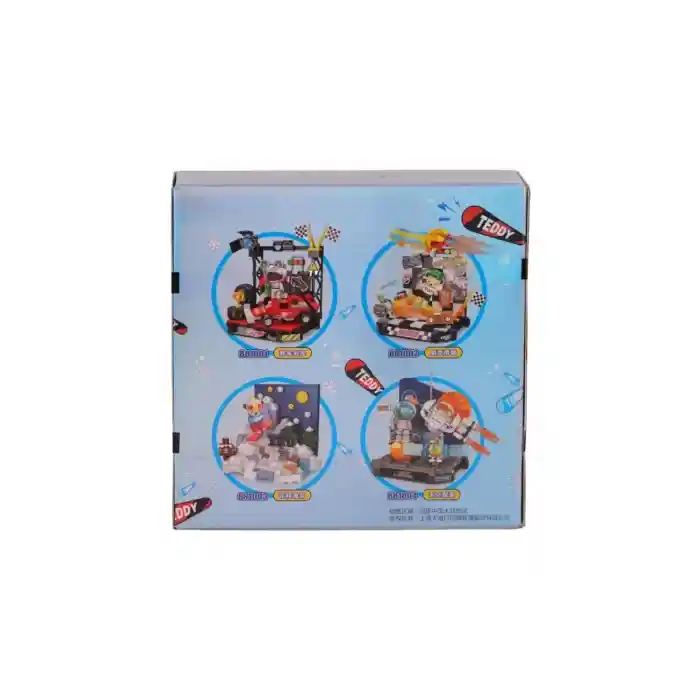 P88103 DESENLİ KAYKAY 216 PARÇA BLOCK OYUNCAK