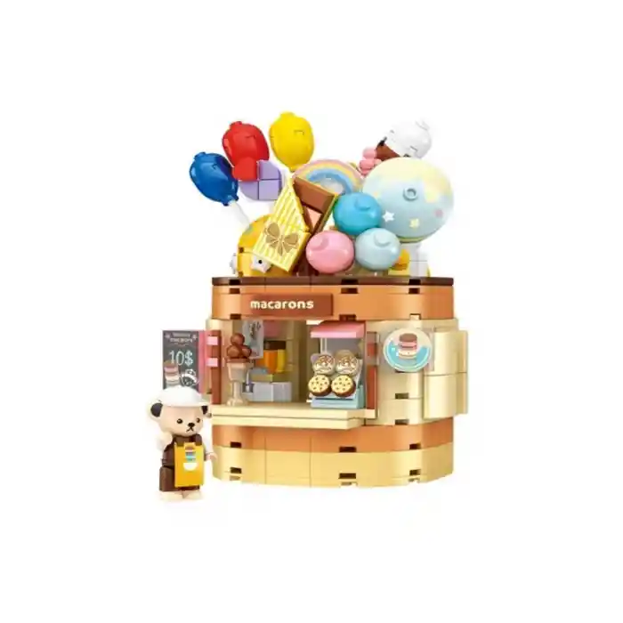 P881201 TEDDY BEAR KOLEKSİYONU DONDURMA DÜNYASI 354 PARÇA BLOCK OYUNCAK