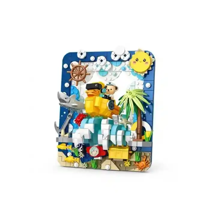 P881503 TEDDY AYI RESİM 417 PARÇA BLOCK OYUNCAK