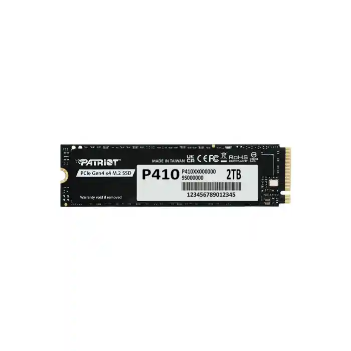 PATRIOT P410 2TB 5000/4500MB/s M2 PCIe GEN4 NVME SSD P410P2TBM28H