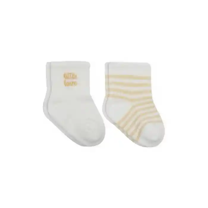 Penye Soket Çorap 2li 10139 Ekru Somon