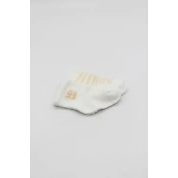 Penye Soket Çorap 2li 10139 Ekru Somon