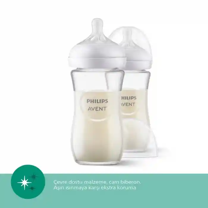 NessiWorld Doğal Tepkili Natural Response Cam Biberon 120 ml 0+ Ay