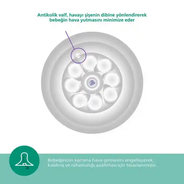 NessiWorld Doğal Tepkili Natural Response Cam Biberon 120 ml 0+ Ay