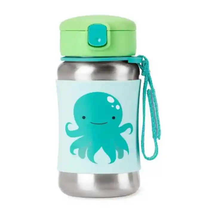 Pipetli Paslanmaz Çelik Suluk 350 ml Ahtopot