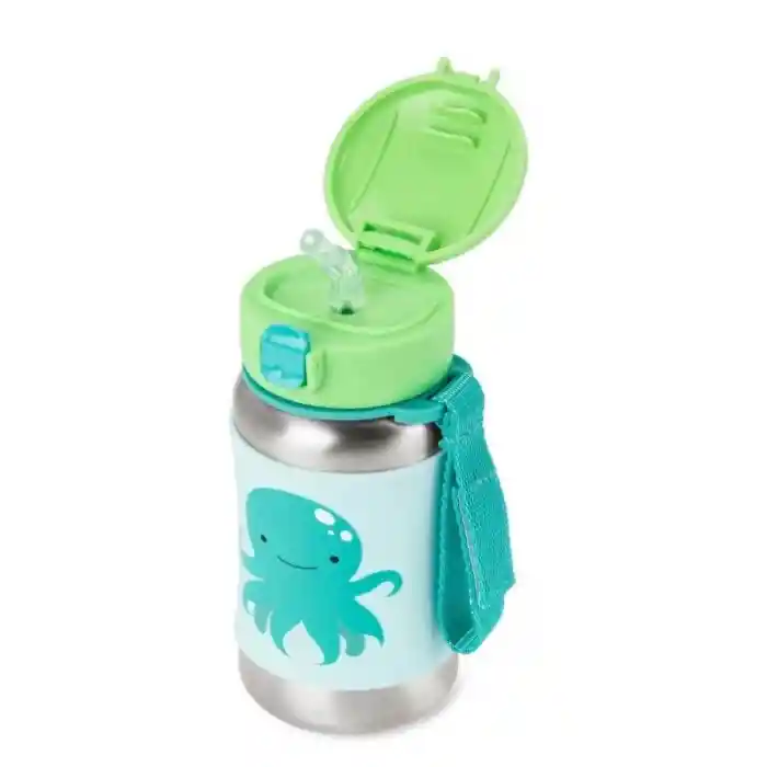 Pipetli Paslanmaz Çelik Suluk 350 ml Ahtopot