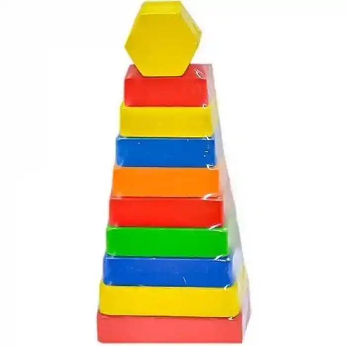 Dikdörtgen Renkli Kule 393