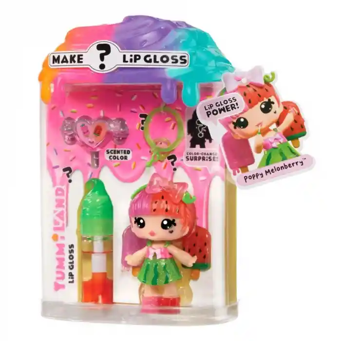 Poppy Melonberry Bebeği ve Dudak Parlatıcısı Gizemli Renk Serisi