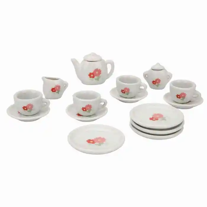 Porselen Çay Takımı 17 Parça 1 adet