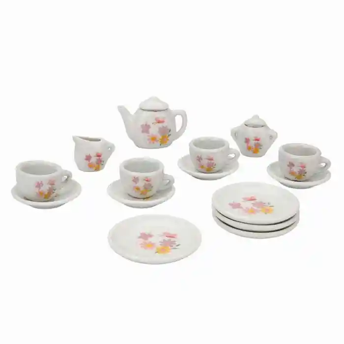 Porselen Çay Takımı 17 Parça 1 adet
