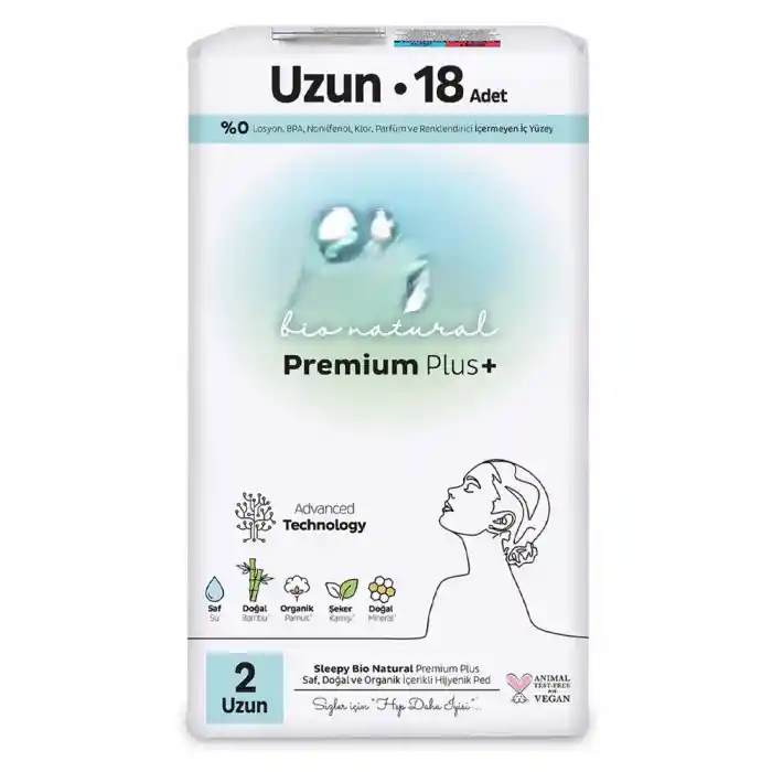 Premium Plus Uzun Ped 18 Adet
