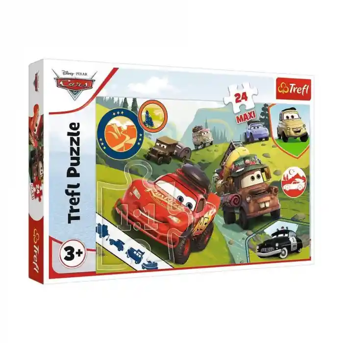 PUZZLE-14352 MaxiNessiWorld Cars 3 24 Parça Çocuk Puzzle