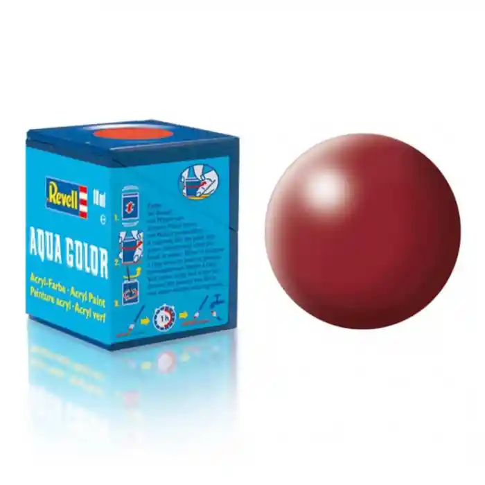 331 - Aqua Color Purple Red Silk - Acrylic Boya- 18 ml