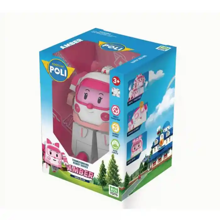 Robocar Poli Büyük Transforming Robot Amber