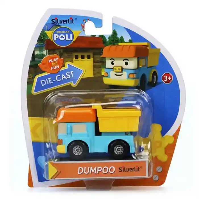 Robocar Poli Metal Araç Karakter Figür Dumpoo