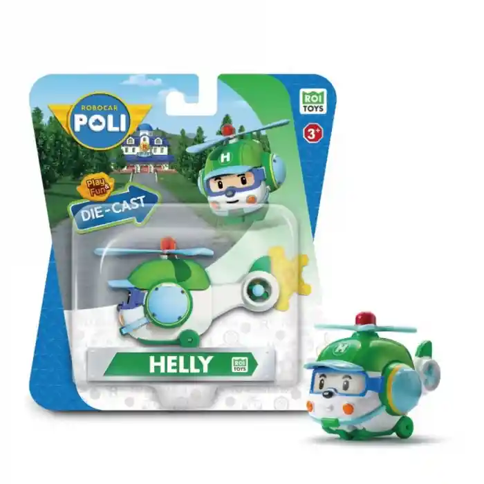 Robocar Poli Metal Araç Karakter Figür Helly