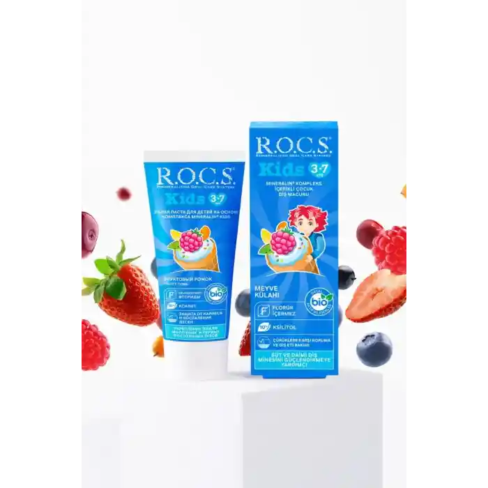 .Kids Diş Macunu 3-7 Yaş 35 ml Meyve Külahı