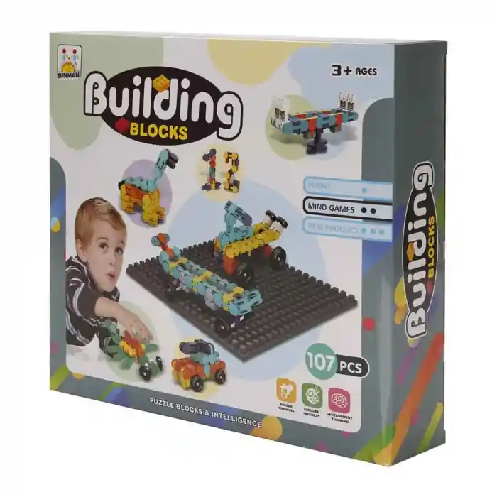 S00004843 BLOK BUİLDİNG ŞEKİLLİ YAPIM BLOKLARI 107