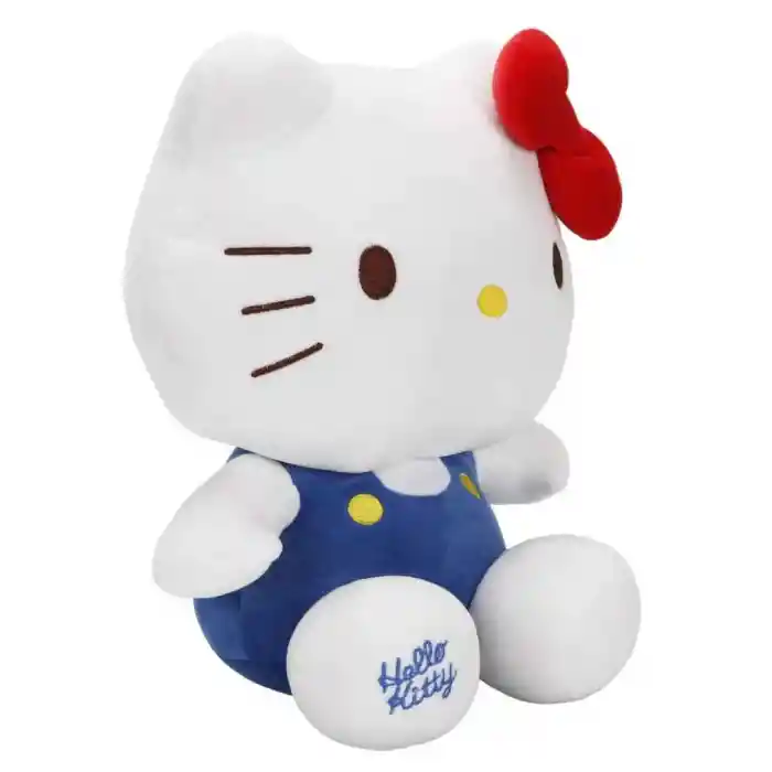 S00006116 PELUŞ H.KITTY S4 MAVİ TULUMLU 35CM