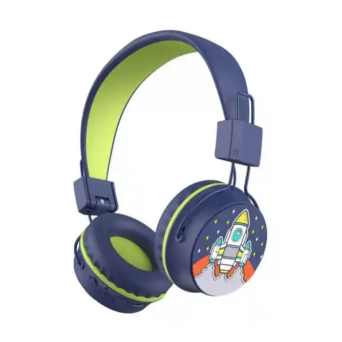 S00090370 -SUN-GLE-ECH-KULAKLIK MİKROFONLU KATLANABİLİR KABLOSUZ ROKET RESİMLİ L